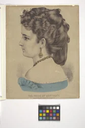 Kentucky büszkesége (kézzel színezett litográfia)