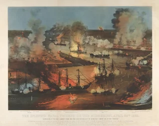 A Splendid Naval Triumph a Mississippin, április 24