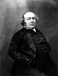Jules Janin francia kritikus, fényképezte Nadar, 1855 körül