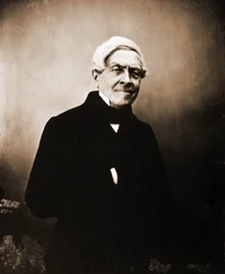 Jules Michelet történész portréja 1798-1874 (fotó)