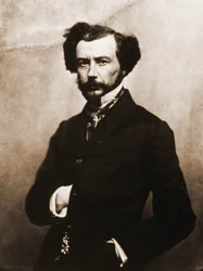 Maxime Du Camp író, 1822-1894 portréja (fotó)