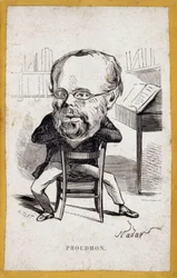 Pierre-Joseph Proudhon (Pierre Joseph Proudhon) portré-töltés (portrédíj)