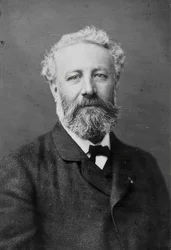 Jules Verne (1828-1905). francia szerző. 1880 körül
