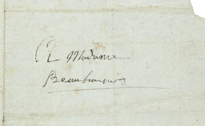 Levél Josephine de Beauharnais-nak