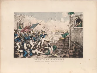 Monterey-i csata / Az amerikaiak a főtér felé igyekeznek, 1846. szeptember 23.