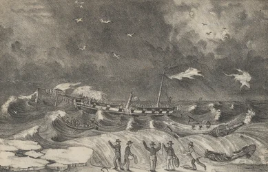 Mexikó szörnyű roncsa a Hempstead Beachen, 1837. január 2., 1848-56.