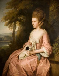 Hargreaves kisasszony portréja, 1750-1800.