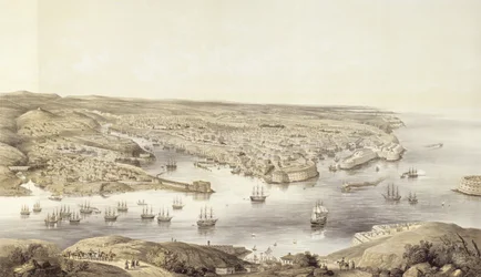 Sebastopol teljes dicsőségében, 1848, vésette Day und Son, megjelent 1857