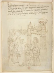Pamut Julius E. IV, art. 6, The Beauchamp Pageants, 1483 körül (tinta pergamen)