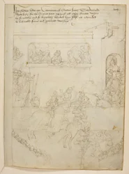 Pamut Julius E. IV, art. 6, The Beauchamp Pageants, 1483 körül (tinta pergamen)