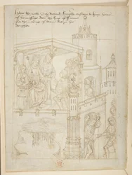 Pamut Julius E. IV, art. 6, The Beauchamp Pageants, 1483 körül (tinta pergamen)