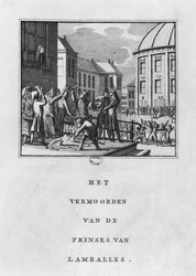 Marie Thérèse Louise de Savoie-Carignan, Lamballe hercegnőjének megcsonkítása, 1792. szeptember 3.