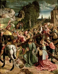 A kálváriához vezető úton, 1520 körül