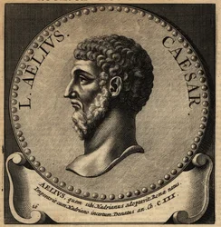 Lucius Aelius Caesar portréja.