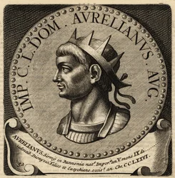 Aurelianus római császár portréja.