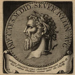 Didius Julianus római császár portréja.