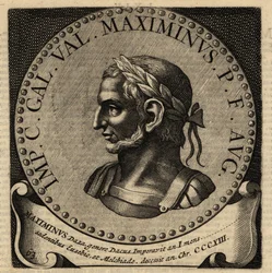 Maximinus római császár portréja II.
