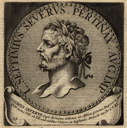 Septimius Severus római császár portréja