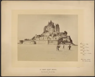 Mont-Saint-Michel, Általános nézet, keleti oldal
