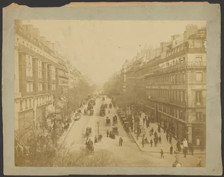 Párizs, Boulevard Montmartre perspektíva