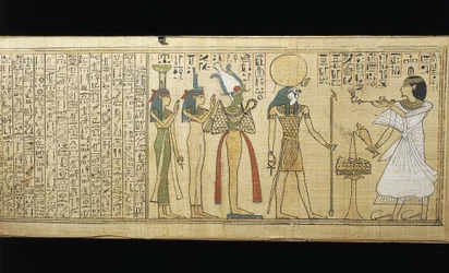 Khonsumes papirusza, A halottak könyve, az elhunyt felajánlásokat tett Ozirisznek, Ízisznek és Nephthysnek, harmadik köztes időszak