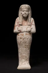 Ushabti egy Wia nevű nőnek, Ramesside-korszak (mészkő)