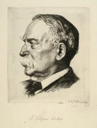N. Clifford Ricker portréja