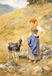 Pásztorlány, Niccolo Cannicci (1846-1906)