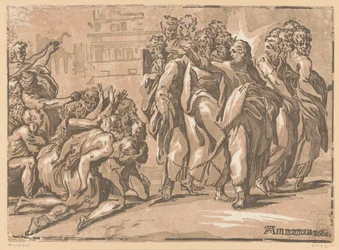 Krisztus meggyógyítja a leprásokat