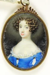 Anne Villiers, Madame Bentinck (akvarell elefántcsonton)