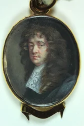 Sir Peter Lely (akvarell elefántcsonton)