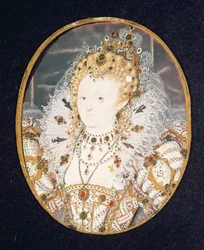 I. Erzsébet királynő, 1595-1600 körül (wc pergamen)
