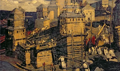 A város építése, 1902