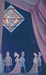 Vázlat Richard Wagner „Trisztán és Izolda” című operájához, 1910-es évek