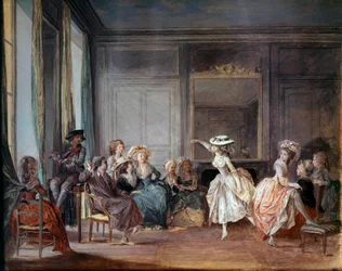 A tánclecke. Gouache