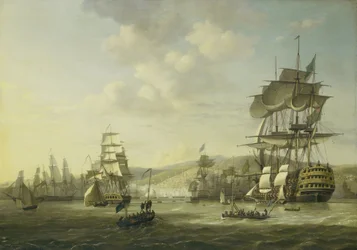Az angol-holland flotta az algíri öbölben A keresztény rabszolgák kiszabadítására vonatkozó ultimátum támogatása, 1816. augusztus 26. Négy epizód az angol-holland flotta jelenléte során az Algír-öbölben, 1816. augusztus 26-27. (sorozat címe)