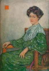 Mrs. J. Maltwood portréja, c1892-1906, 1906-7