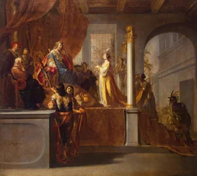 Sába királynője Salamon előtt, 1640-es évek