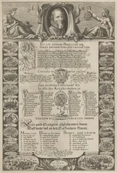 Allegorikus portré Maurits herceg tiszteletére, 1612