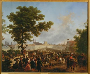 I. Napóleon bevonul Münchenbe, 1805. november 24.