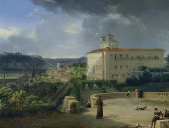 Kilátás a Villa Medicire, Róma