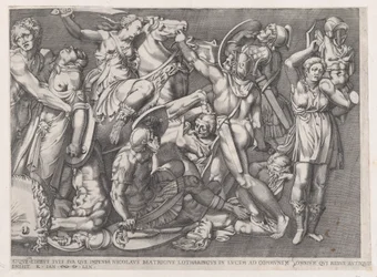 A római pompás tükre: Amazonok csata, 1559., 1559