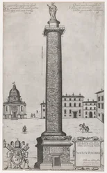 A római pompás tükre: Traianus-oszlop, 1589., 1589
