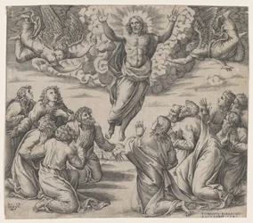 A színeváltozás, Rafael után, 1541., 1541.