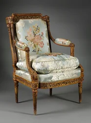 Fotel, 1785 körül (pukszus)