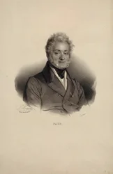 Ferdinando Paer zeneszerző portréja 1771-1839.