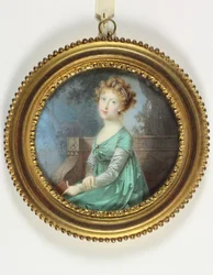 Marie-Antoinette-Therese, Asztúria hercegnője (zománc)