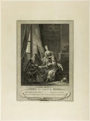 La Toilette, a Monument du Costume Physique et Moral de la fin du Dix-huitième siècle-ból