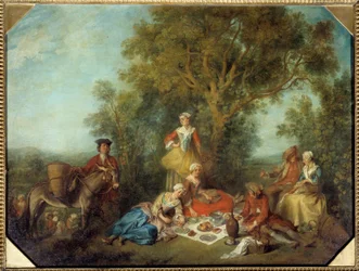 Ősz. Nicolas Lancret (1690-1743) festménye