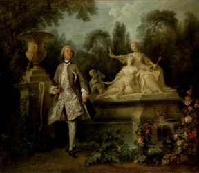 Nagyszínész portréja, 1742 körül (olaj, vászon)